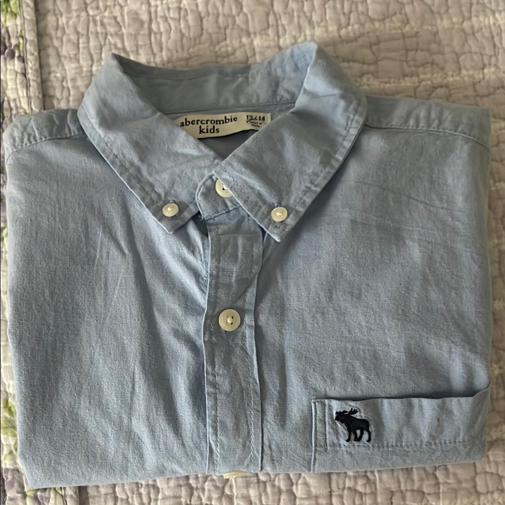 Abercrombie Kids Light Blue Men's Shirt